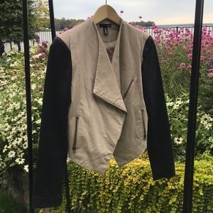 Leather & Cotton Jacket